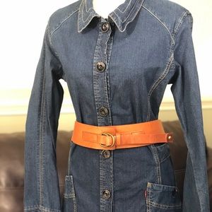 Vintage Levi denim dress. Size medium.